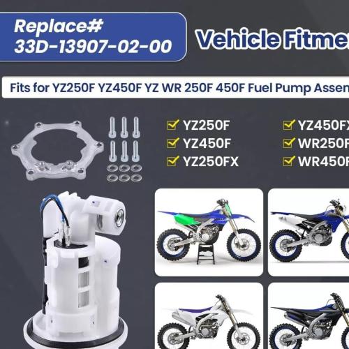 FOR Yamaha 33D-13907-02-00 Replacement YZ250F YZ450F WR Fuel Pump Assembly NEW!!