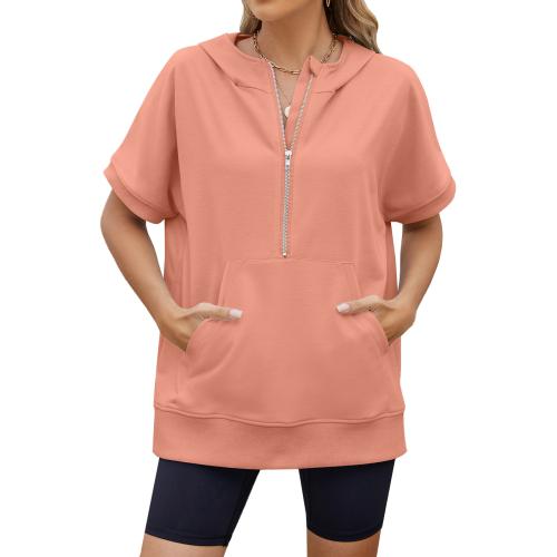 Rayon & Spandex & Polyester T-shirts femmes à manches courtes plus de couleurs pour le choix pièce