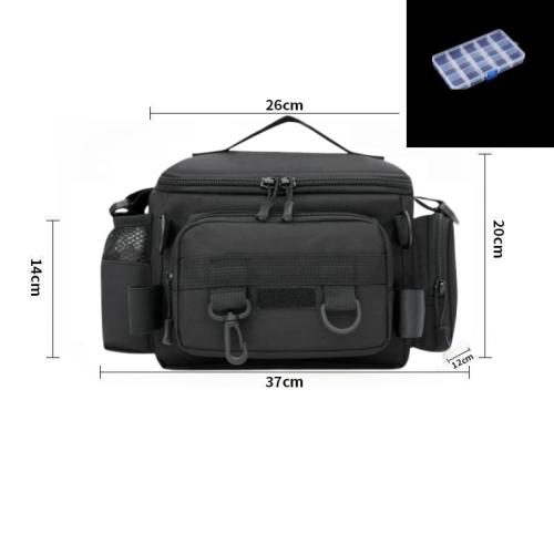 Fishing gear storage bag waist bag crossbody waterproof bag large capacity fishing bag