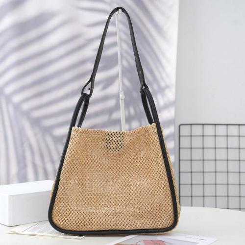 Women's Handheld Woven Bag Vacation Retro Simple Shoulder Bag Straw Bag