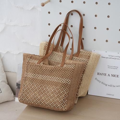 New Straw Woven Shoulder Bag Hollow Large Capacity All-match Bag Casual Tote Bag