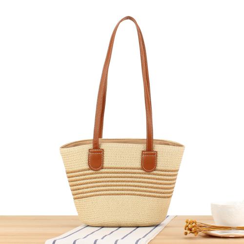 Paper Rope Beach Bag Concise Easy Matching Shoulder Bag