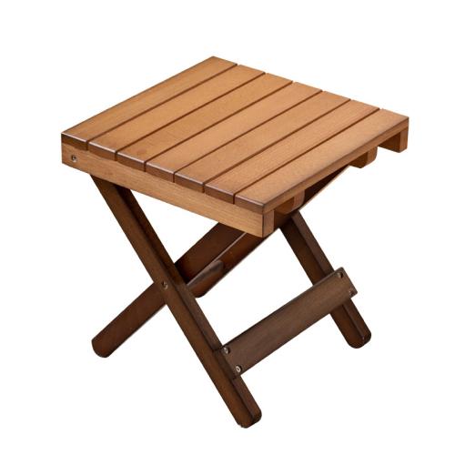 Solid Wood Stool Household Foldable Stool Outdoor Portable Small Stool