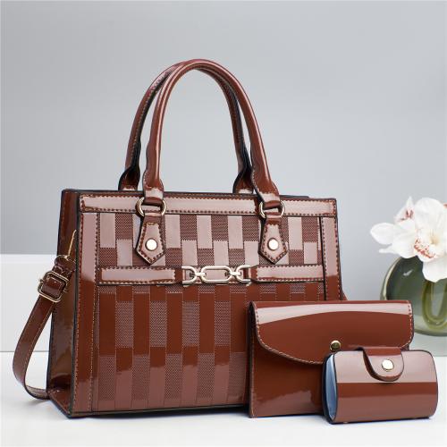 PU Leather Easy Matching Bag Suit large capacity & three piece Set