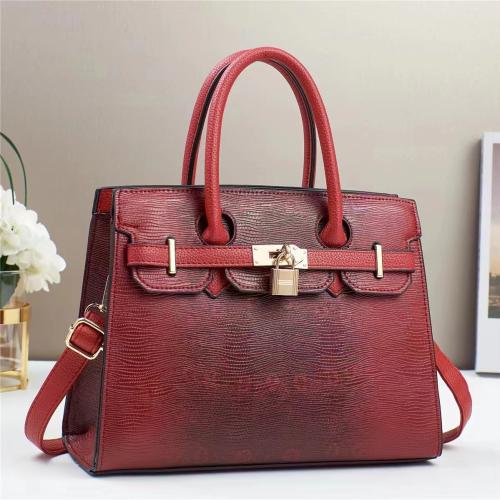 New Printed Stitching Large Capacity Retro Handbag High-end All-match Commuter Tote Bag