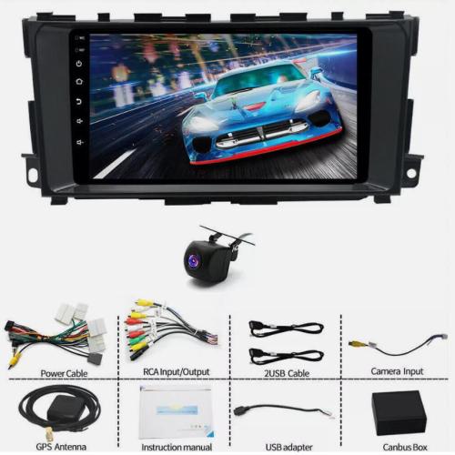 32GB For 2013-2018 Nissan Altima Apple Carplay Android 13 Car Stereo Radio GPS