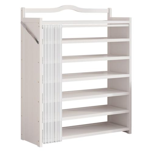 Installation-free folding shoe rack large-capacity door shoe cabinet simple shoe rack