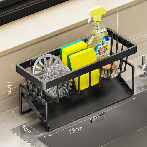 Household Kitchen Storage Rack Stainless Steel Sink Drain Rack Kitchen Storage Rack