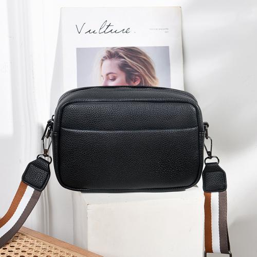 PU Leather easy cleaning & Concise Crossbody Bag durable Solid PC