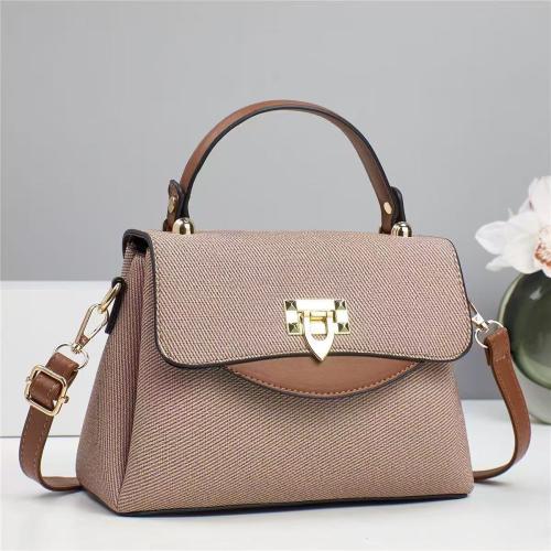 New Simple Candy Color Multi-compartment Female Tote Bag Handbag