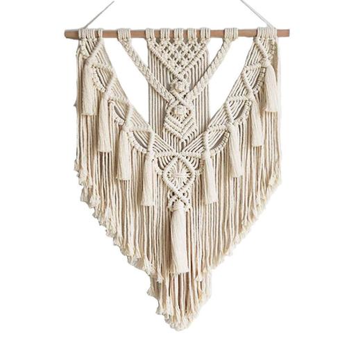 Hemp Rope & Wood Hanging Decoration for home decoration PC