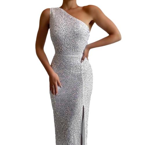 Polyester Sexy Package Hip Dresses Sequin PC