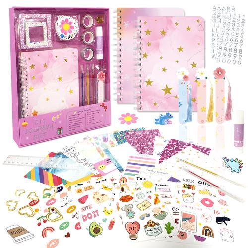 DIYJOURNAL SET children's diary stickers set teenagers birthday gifts scrapbook