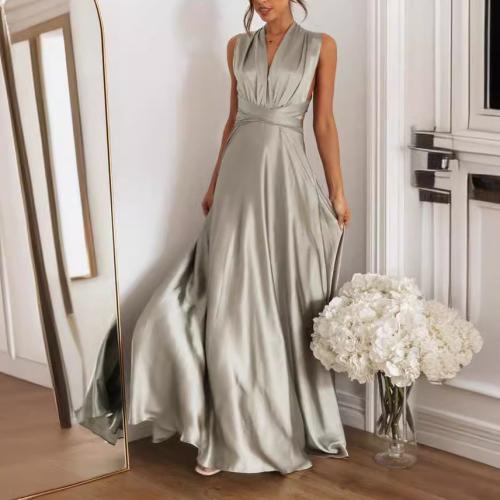 Polyester Long Evening Dress PC