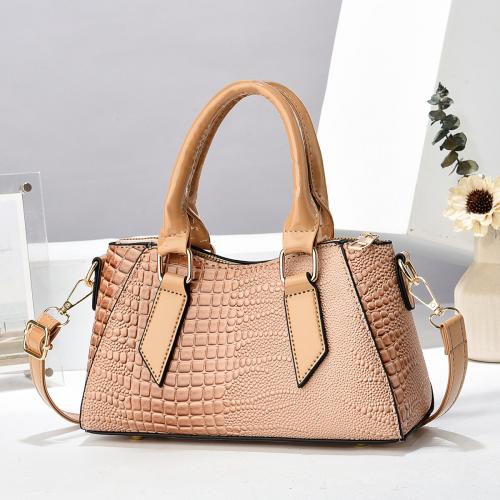 New Arrival Crocodile Style Fashionable Bag All-Match Simple Handbag Large Capacity All-Match