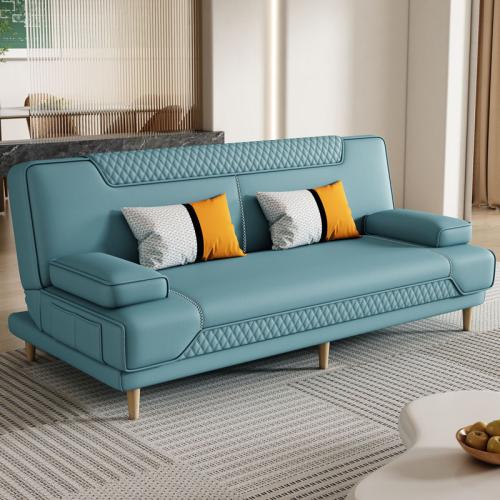 Cloth & PU Leather Sofa Bed PC