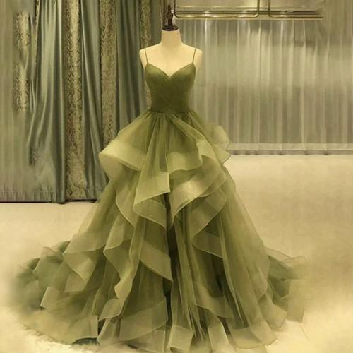 High-end Strap Evening Dress Women's Light Luxury Small Trailing dress