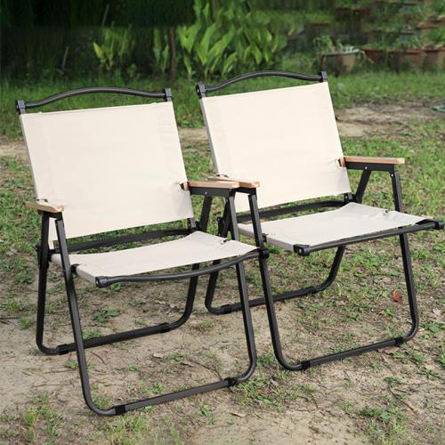 Beech wood & Iron & Oxford Outdoor Foldable Chair portable Solid PC