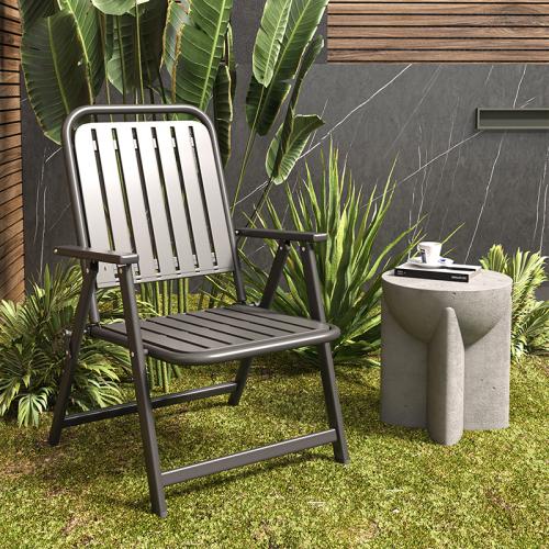 Carbon Steel & PVC Foldable Chair waterproof & hollow PC