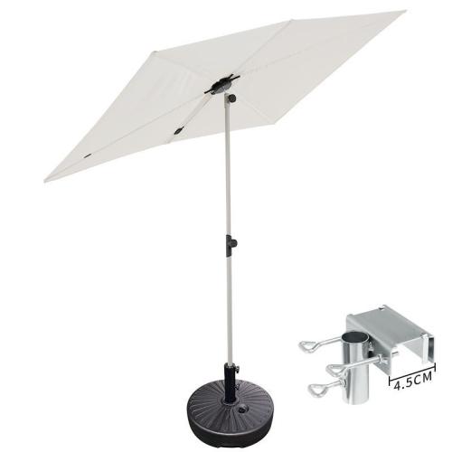 Polyamide adjustable Sunny Umbrella durable white PC