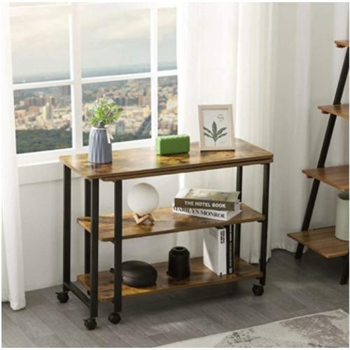 Pine & Carbon Steel adjustable Storage Rack Environment-Friendly & durable PC