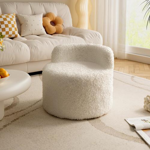 Cream style sofa stool home small stool back chair low stool small bench round stool