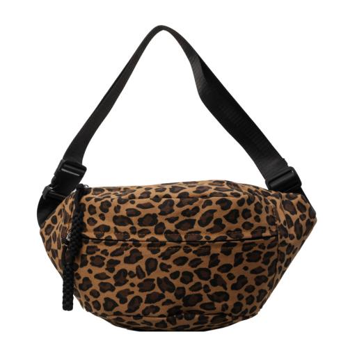 Leopard Pattern Bag Women's New All-match Crossbody Bag Casual Chest Bag Dumpling Bag