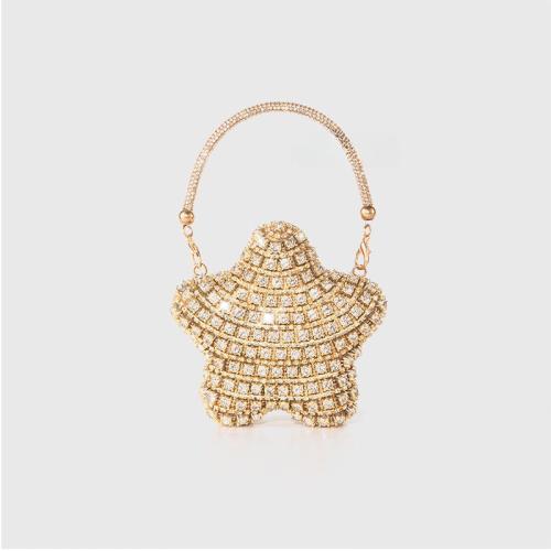 Popular Star Bag High-end Mini Bag Fashion rhinestone Simple Chain Bag