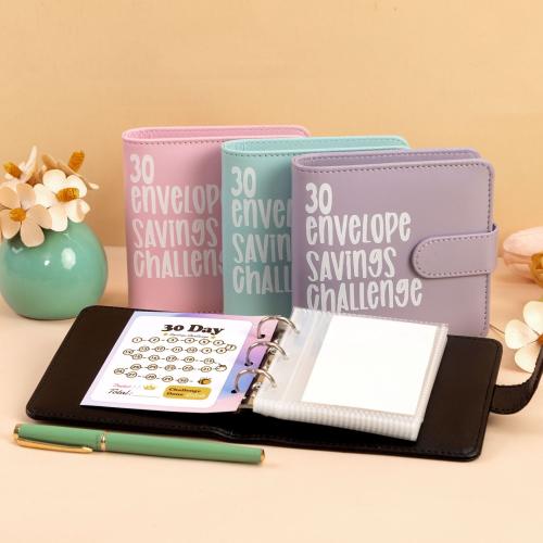 30 Days Monthly Challenge Money Saving Book Loose-leaf Save Money Book