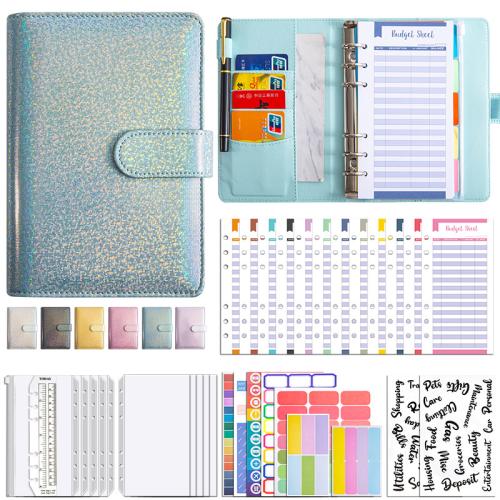 Notebook A6 Macaron cash budget book binder