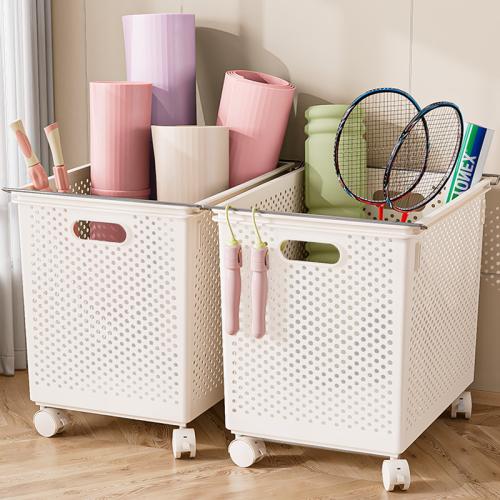 Yoga Storage Basket Fitness Equipment Storage Basket Badminton Storage Rack