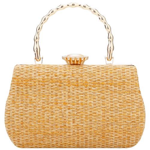 Straw Easy Matching & Weave Clutch Bag PC