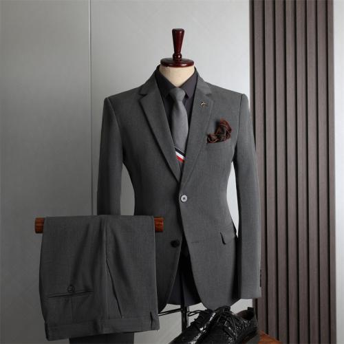 Plus size suit suit Men's  casual business formal wear fashion slim dress suit