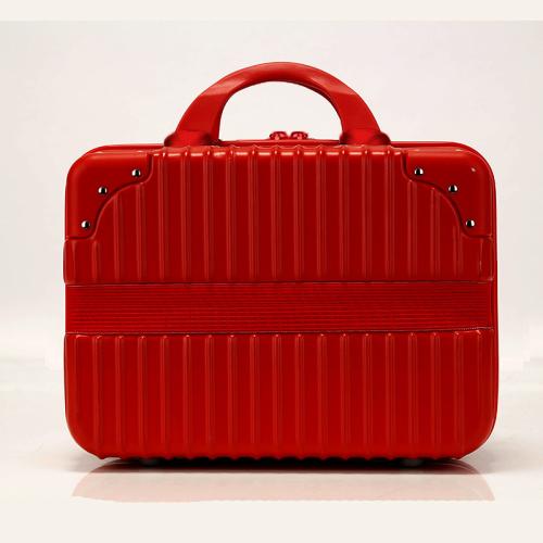 Portable luggage women's 14 inch cosmetic case suitcase