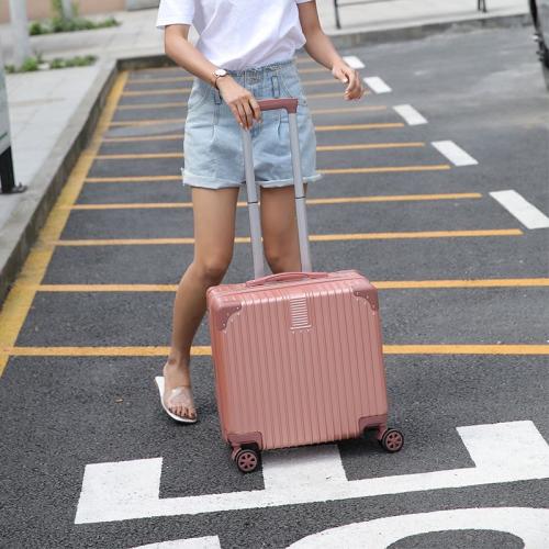 18 inch luggage case universal wheel mini luggage case password suitcase