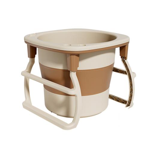 High Bath Bucket Adult Folding Bath Bucket Full Body Bath Bucket Baby Swimming Bucket