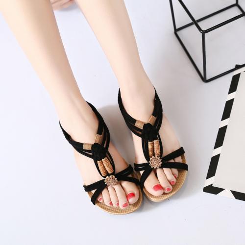 Flat Bottom Sandals Women's Summer Fashion Shoes Casual Slip-on Comfortable Sandals