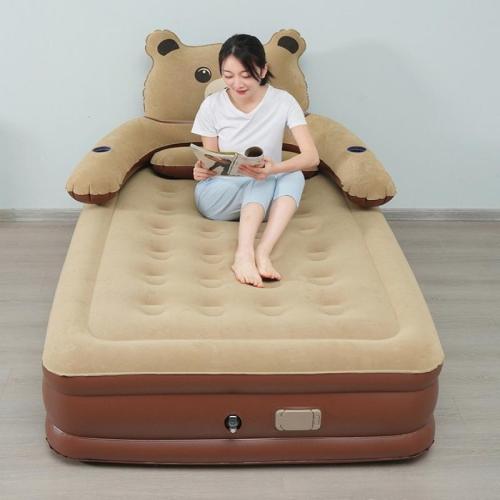 Household bear bedside folding inflatable bed outdoor camping air bed