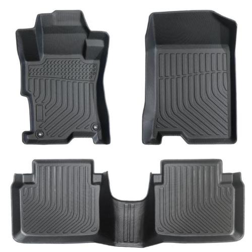 Fits For 08-12 Honda Accord All Weather 3D Molded Floor Mats Carpets Liner Cover TPE