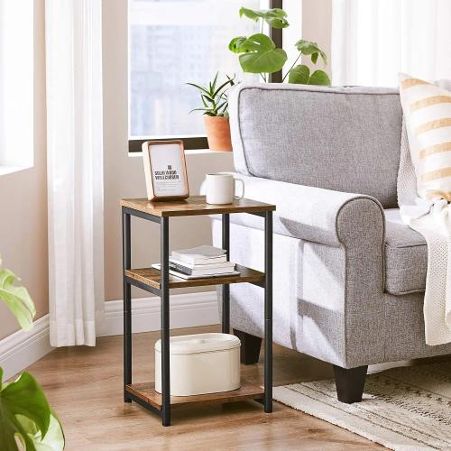 Carbon Steel & Wood Fiber Side Table PC