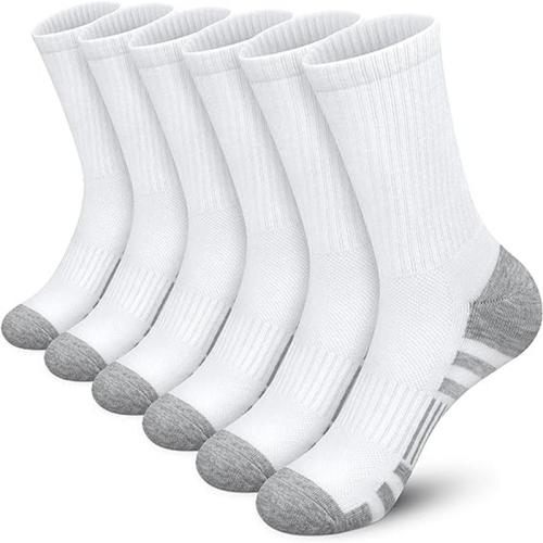 Polyester Chaussettes sport hommes Gris : Paire