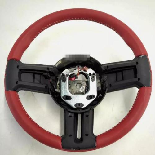 New OEM genuine  Leather Steering Wheel 2010-2014  Fits For Mustang Red DR3Z- 