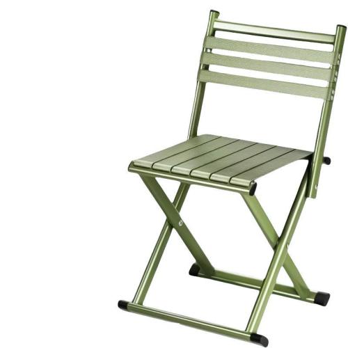 Folding Outdoor Stool Thickened Backrest Chair Portable Fishing Stool Camping Chair