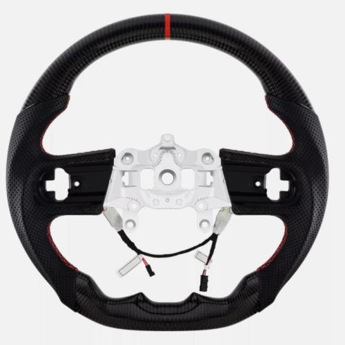 Real Carbon Fiber Steering Wheel For Jeep Wrangler JL/JT 18-23 w/Heated