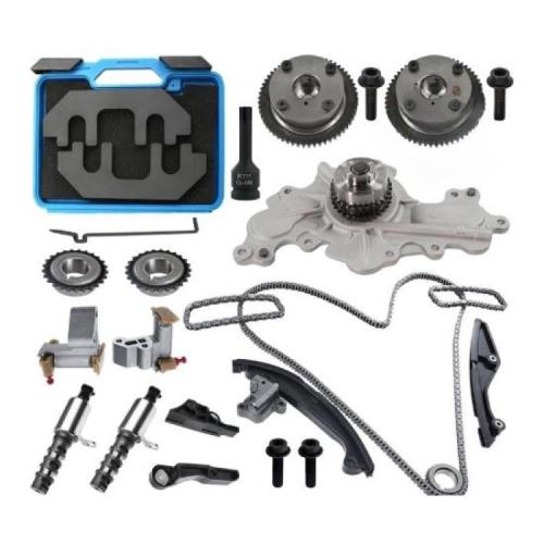 Timing Chain Kit Water Pump Tool Solenoid For Ford Police Interceptor Taurus 3.5