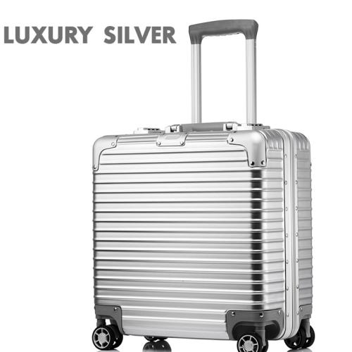 Fashion New 18 inch trolley case password box suitcase aluminum frame