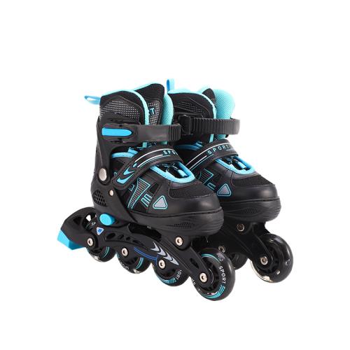 Mesh Fabric & Thermo Plastic Rubber & PU Leather Roller Skates for children & hardwearing Pair