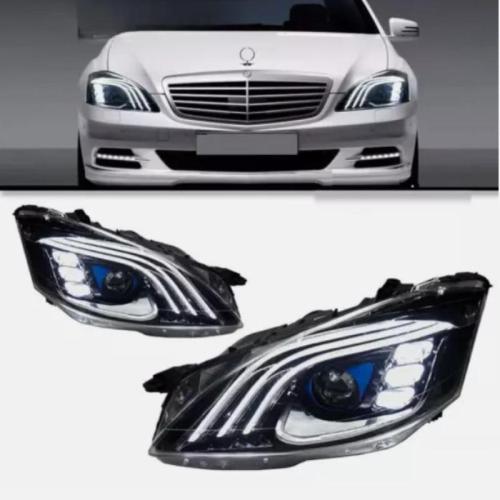 For Benz W221 2006-2009 S Class LED Headlight Assembly Upgrade Turn Signal Lamps WITHOUT AFS