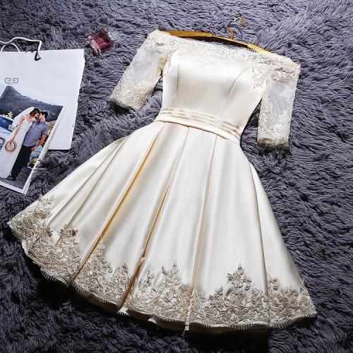 Polyester Short Evening Dress PC