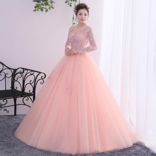 Polyester Long Evening Dress PC